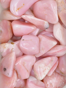 Opal - Pink AA Tumbled Stones