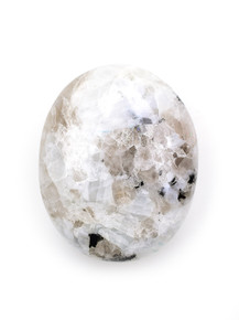 Moonstone with Tourmaline Palm Stone - 12-NMI-02