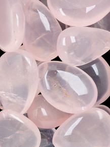Rose Quartz Teardrop Tumbled Stones