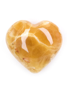 Orange Calcite Heart - 245-VIC-29