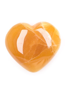 Orange Calcite Heart - 245-VIC-31