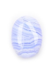 Blue Lace Agate Palm Stone - 578-ELI-20