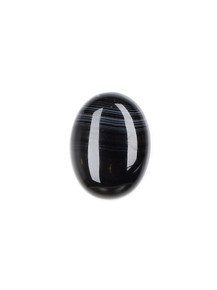 Black Sardonyx Oval Cab - We Choose