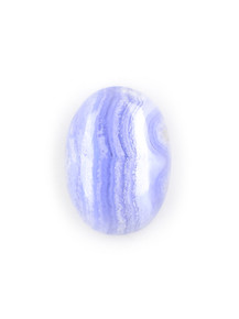 Blue Lace Agate Pocket Stone - 616-ELI-10