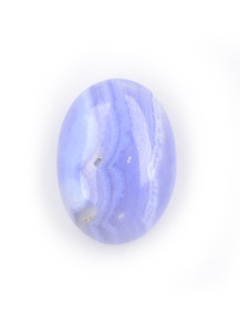 Blue Lace Agate Pocket Stone - 616-ELI-16