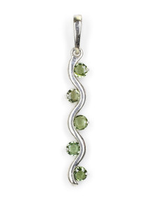 Faceted Moldavite Pendant Photo