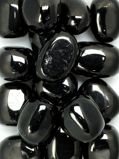 Real Jet Tumbled Stone (Affordable Starter Specimen)