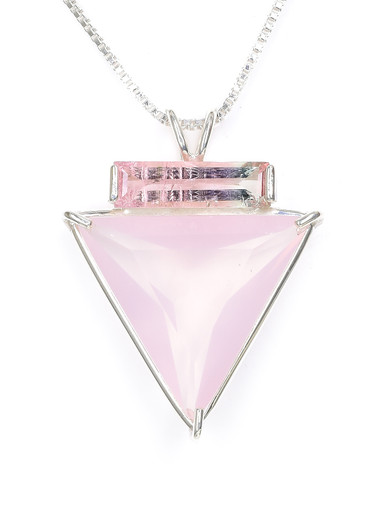 Rose Quartz Angelic Star and Pink Tourmaline - 883-PJ-01
