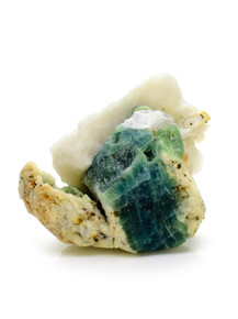 Afghanite and Mica on Matrix - 10-AFG-02 Photo
