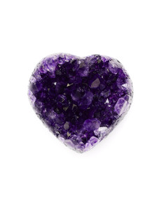 Amethyst Geode Heart - 1-BARI-34 Photo
