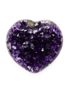 Amethyst Geode Heart - 1-BARI-38 Photo