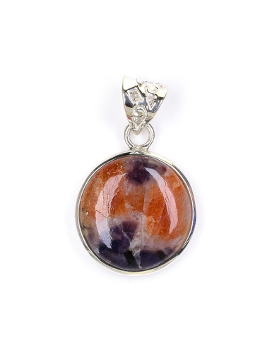 Sunstone and Iolite Pendant (Sterling Silver)