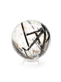 Tourmaline in Quartz Sphere - 30-JAK-07 Photo