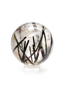Tourmaline in Quartz Sphere - 30-JAK-08 Photo