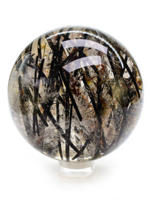 Tourmaline in Quartz Sphere - 30-JAK-10 Photo
