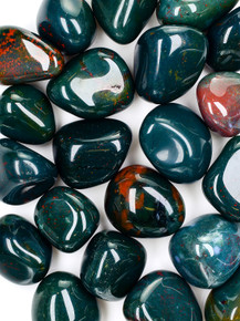 Bloodstone Tumbled Stones - 69-ELI