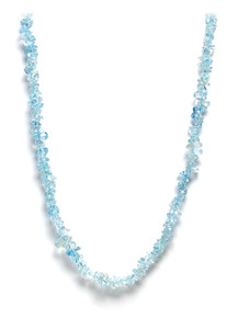 Topaz Blue Chip Necklace