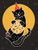 Cosmic Party Cat Sticker