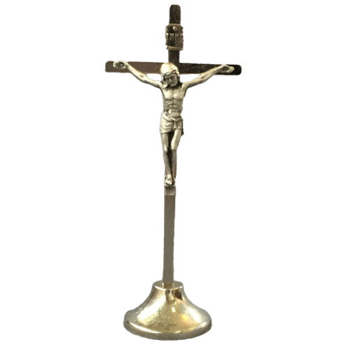 Crucifix: Standing Metal 9.5cm