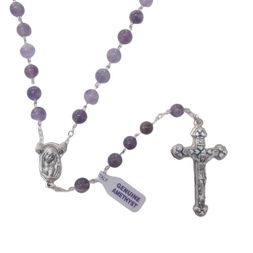 Rosary: Genuine Amethyst
