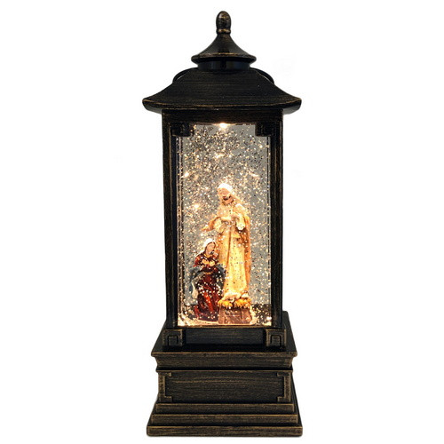 Nativity Water Lantern: 290mm Rustic
