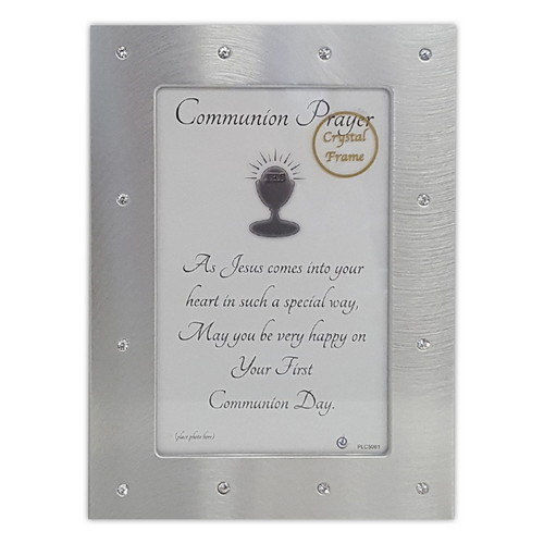 Photo Frame: First Communion Metal