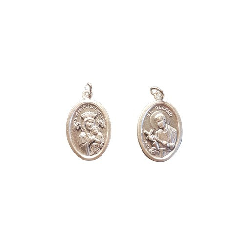 Medal: Our Lady of Perpetual Help / St Gerard 22mm