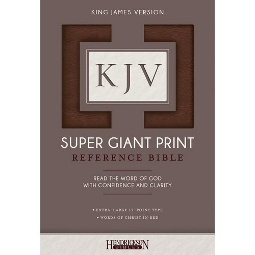 Bible KJV Super Giant Print Flexisoft Brown