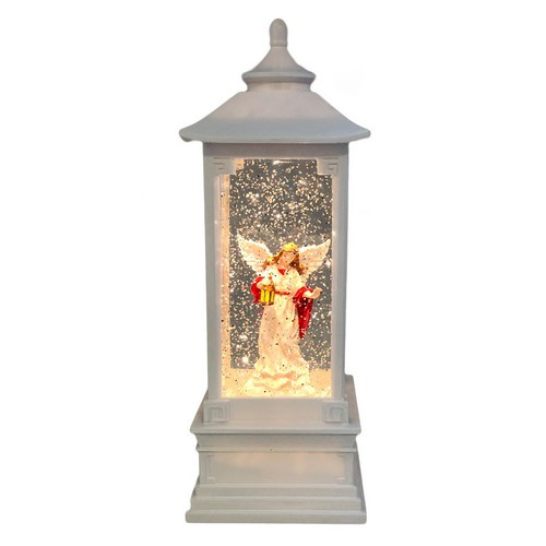 Nativity Water Lantern: 290mm Angel - White