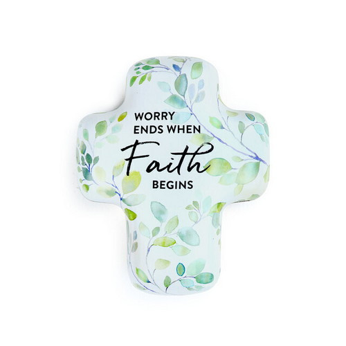 Artful Cross Keepers Gift Box: Faith Begins 9cm
