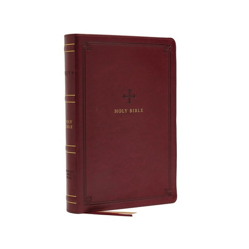 Bible: NRSV Catholic Edition Leathersoft Crimson  (Large Print)