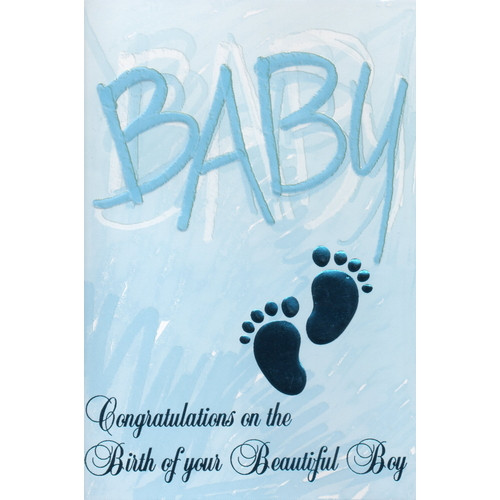 Card: Beautiful Baby Boy