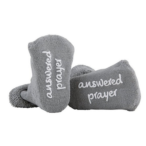 Socks: Answered Prayer Grey