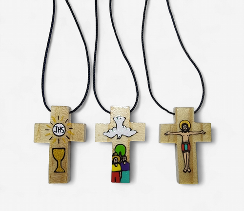 Cross Pendant: El Salvador - Square (4cm)