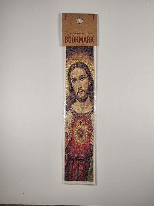 Bookmark, Woven Sacred Heart, 27cm