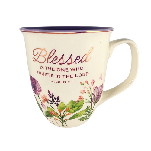 Mug: Blessed - Gold And Purple