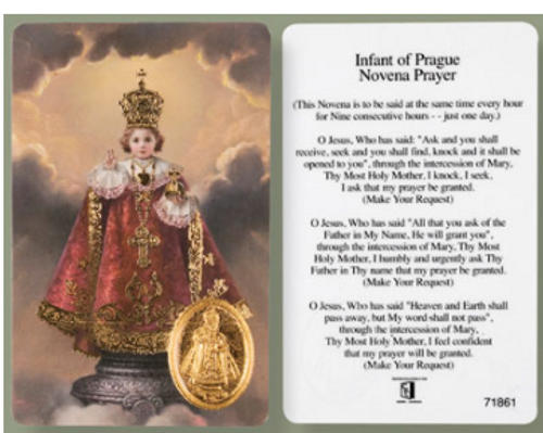 Prayer Card: Child of Prague