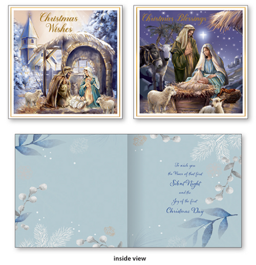 Christmas Blessings -Gold Foil