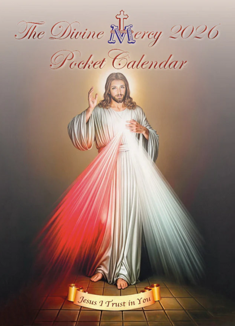 Divine Mercy Pocket Calendar 2026