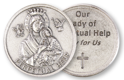 Metal Pocket Token: Our Lady Of Perpetual Help