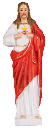 Sacred Heart Statue (6 inch Plastic )