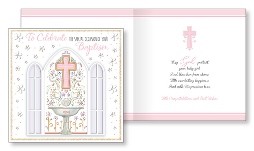 Card/Baby Girl Baptism