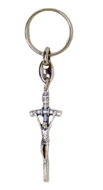 Pope John Paul Cross II keyring - Made in Bethlehem