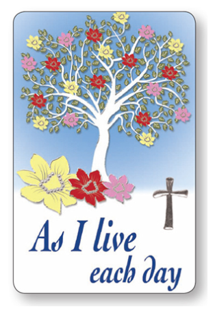 Prayer Card - As I Live Each day