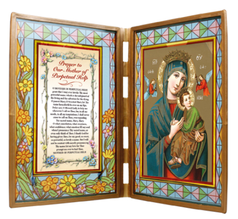 Glass Plaque/Perpetual Help
