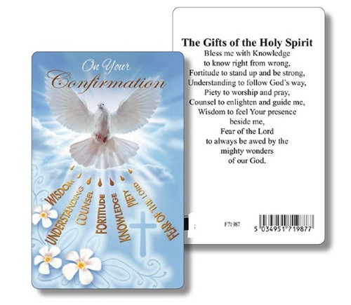 Prayer Card/Confirmation Symbolic (F71987)