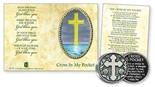 Pocket Token/Booklet/Cross in Pocket