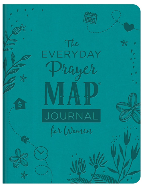 The Everyday Prayer Map Journal for Women: Devotional Inspiration Plus Prayer Maps Leather Bound