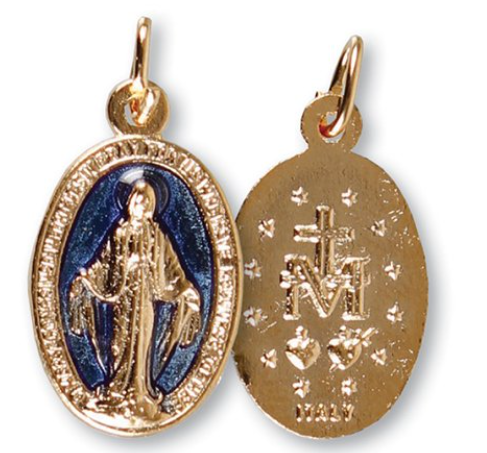 Medal Miraculous Gold And Blue