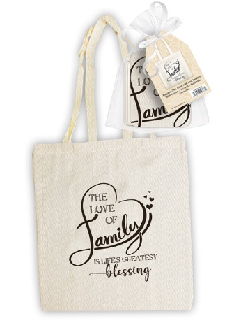 Tote Bag: Love of Family (cotton)